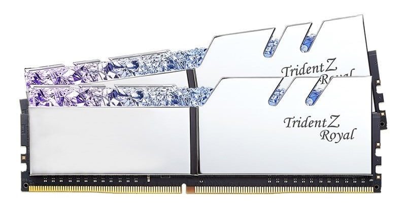 G.Skill Trident Z Royal Silver 32GB (2x16GB) DDR4 3600MHz Memory G.Skill Trident Z Royal Silver 32GB (2x16GB) DDR4 3600MHz Memory